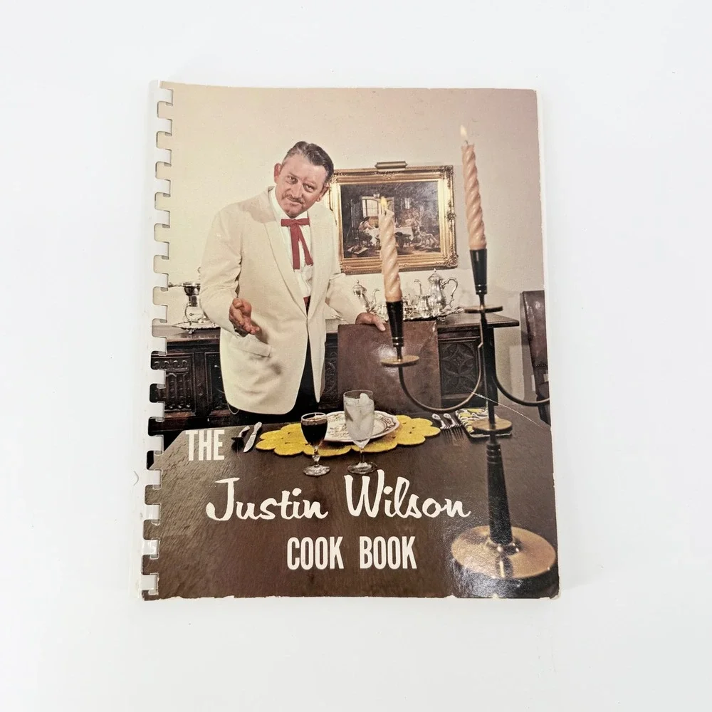 Vintage The Justin Wilson Cook Book 1990 10th Print Pelican Publication